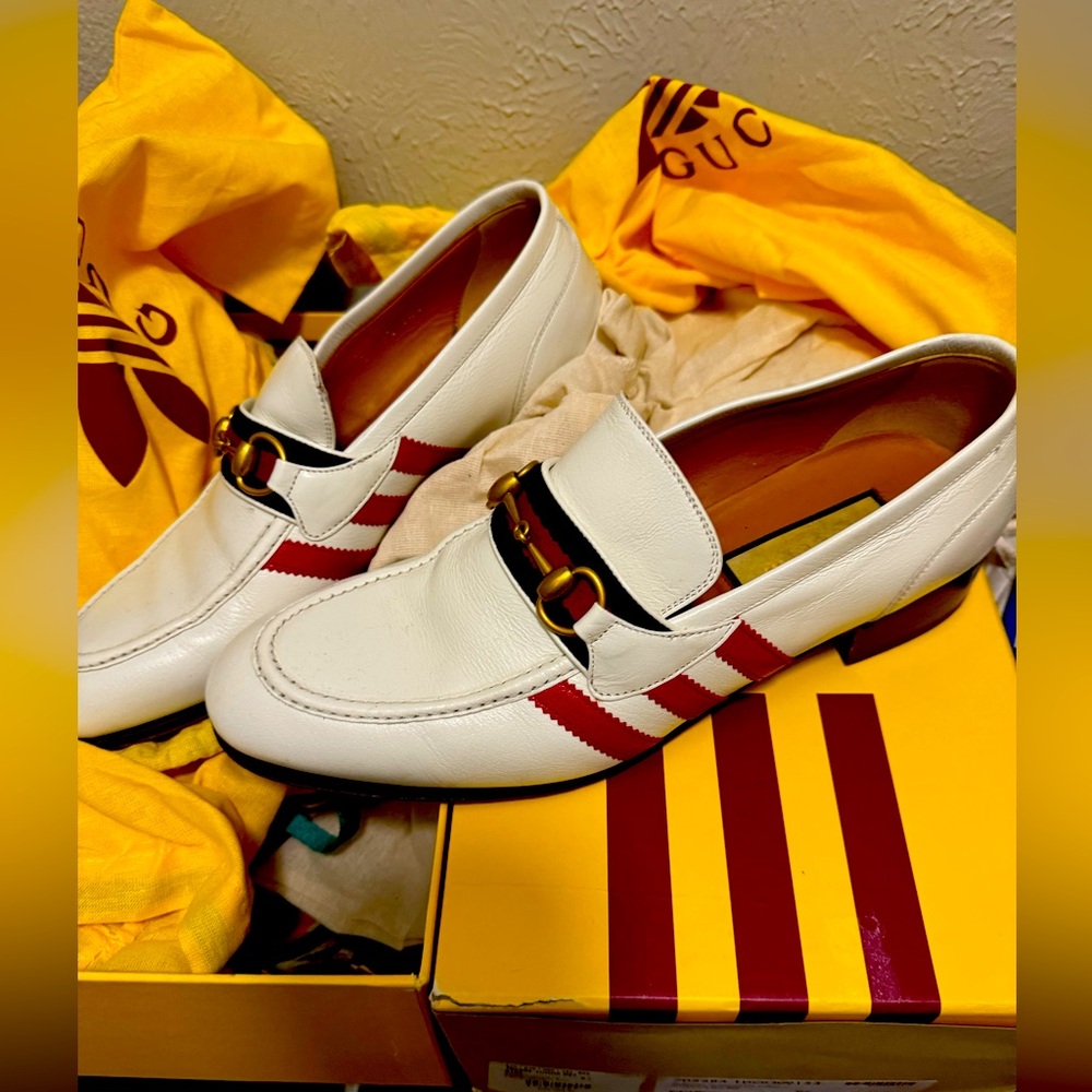 Gucci x Adidas Quentin  Loafers 9 1/2